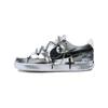Court Vision 1 Mirror Abyss Ink Frost Leather Slip Resistant Abrasion Resistant Slip Resistant Abrasion Resistant DH2987-101(Team60-)