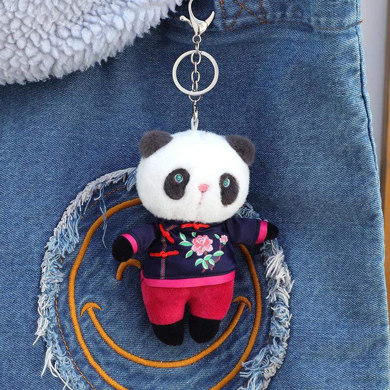 

Non-Toxic New Panda Stuffed Keychain Animal Plushies Panda Anime Doll Stuffed Plush Toys Pendant Gifts For Childrens Children Kids School Bag