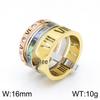 Stylish Roman Letter Multi-Ring Jewelry In European and American Design