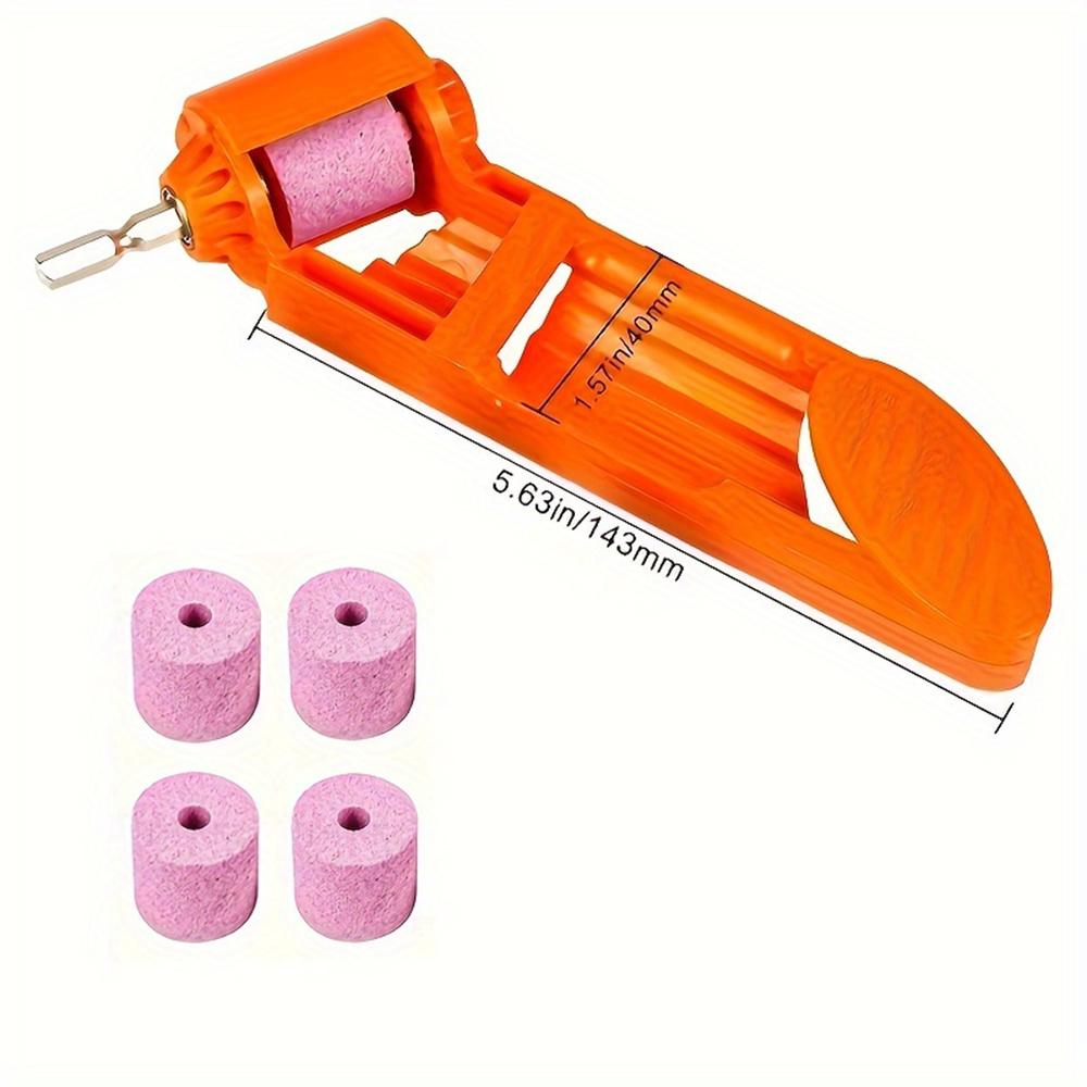 1 Set Portable Drill Bit Sharpener With Grinding Wheel For Quick And Easy Sharpening Of Nail Drill Bits, Sharp And Ready