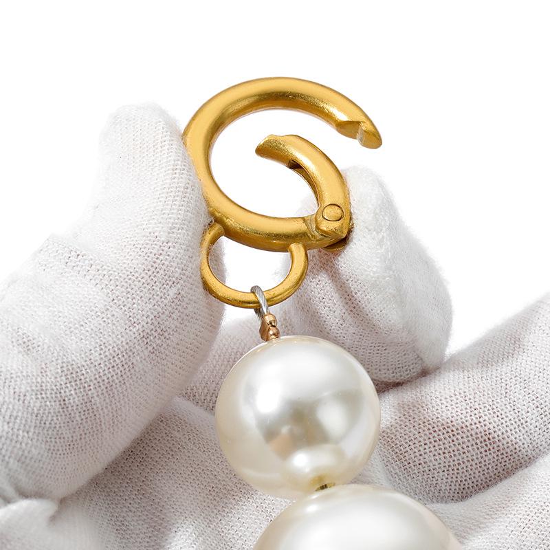 Pearl Handle Frog Underarm Bag with Gold Decorative Chain - SP-57 DIY Accessories