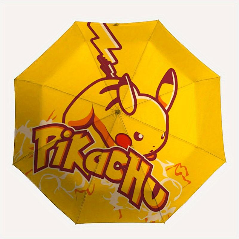 

1pc Pikachu Electric Automatic Folding Umbrella, 8 Ribs for All-Season Use, Portable for Travel & Outdoor Activities085