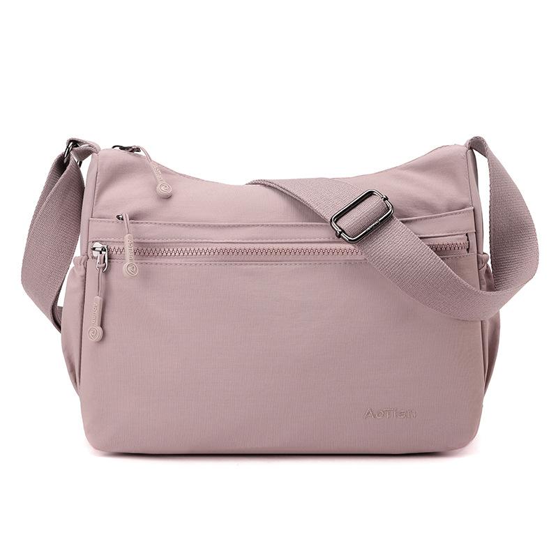 

Женская сумка через плечо Многослойная сумка через плечо розовый