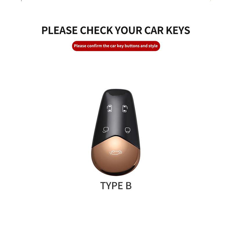 5 Buttons Original Color Car Key Case Cover Shell For VOYAH DREAM POWER PHEV EV Anti-Scratch Auto Keychain Garnish Accessories