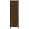 Highboard Brown Oak Effect 62 x 32 x 103.5 cm Engineered Wood
