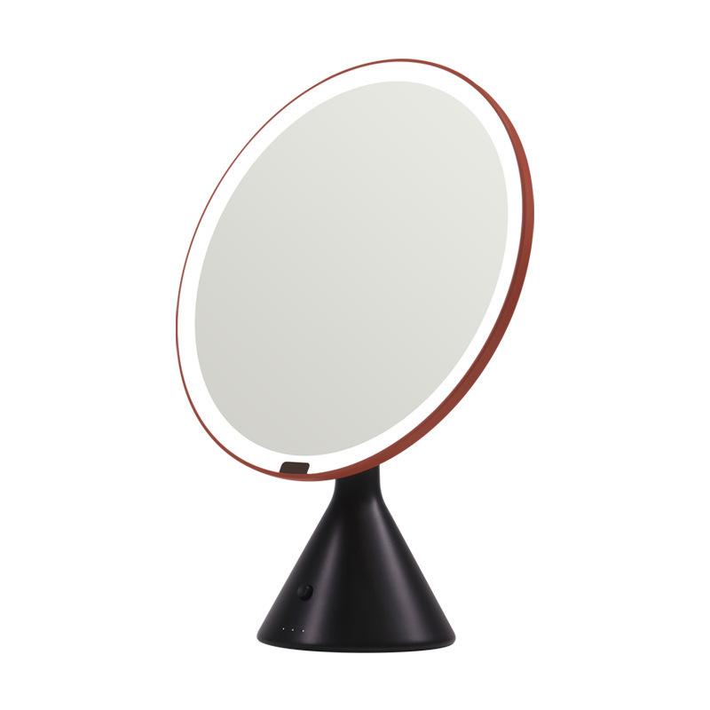Large Smart Makeup Vanity Mirror with LED Desk Lamp and Charging Port