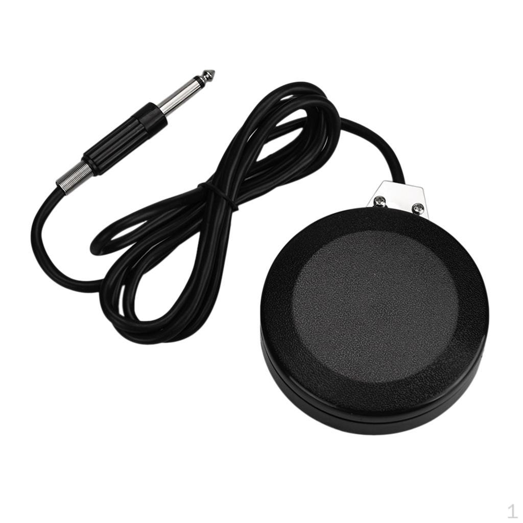 Round Foot Pedal Switch W/ Silicone For Power Supply