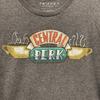 Friends Central Perk Graphic Tee Size L Gray Vintage Style TV Show Comfy Cozy