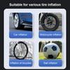 Inflator Tragbarer Luftkompressor Reifenfüller Elektrische Luftpumpe 150 PSI 3600mAh Batterie Motorrad Fahrradpumpe Auto-Luftkompressor