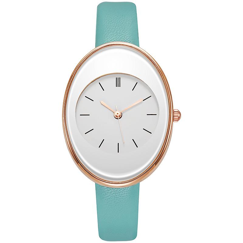 Dameklokke Personlighet Simple Belt Quartz Armbåndsur