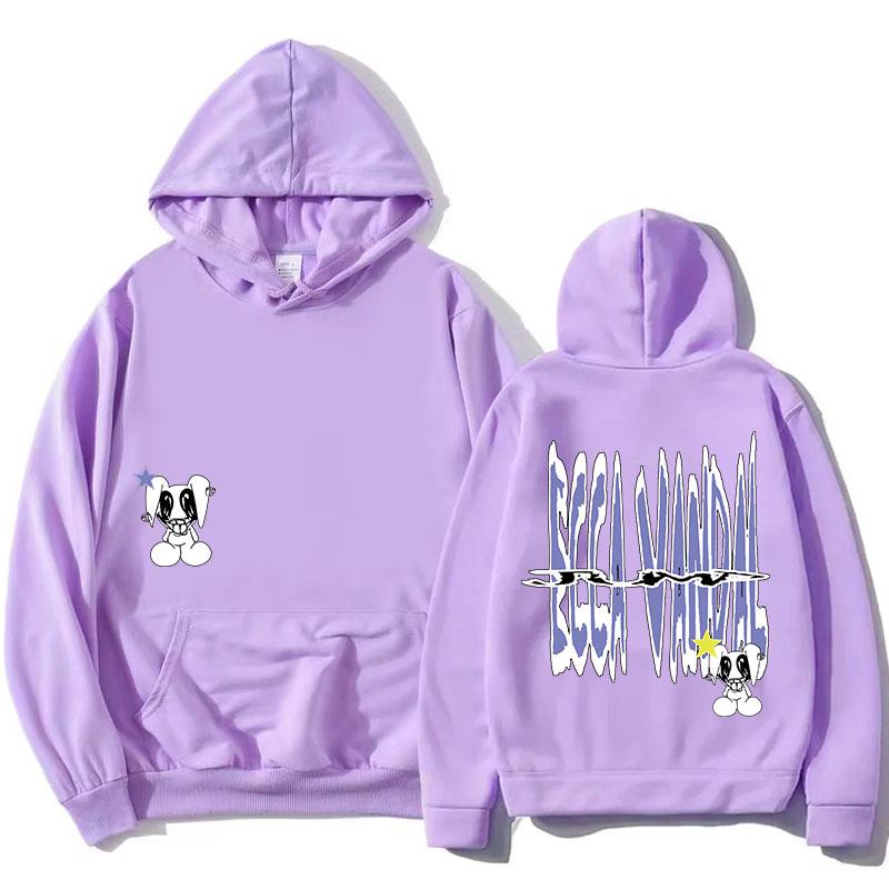 

STAR BUNNY Hoodies ECCA VANDAL Graphic Print Sweatshirt Long Sleeve Loose Women Pullovers Unisex Streetwear Casual Hooded Tops XXXL