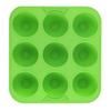 9-hulls silikonkakeform Matkvalitets firkantet bakeform for kaker, iskrem, gelé Slipplett Høy temperaturbestandig DIY bakeverktøy