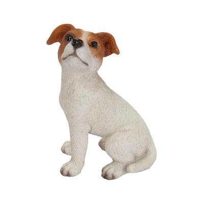 Ubia Left-Facing Jack Russell Terrier 4x3x5.8cm Doll Figurine Ornament Animal Garden Decoration Dog H23152