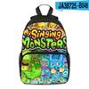 Zaino per Bambini Scuola Primaria e Materna Nuovo My Singing Monsters Concerto dei Mostri Zaino, Zaino Regalo
