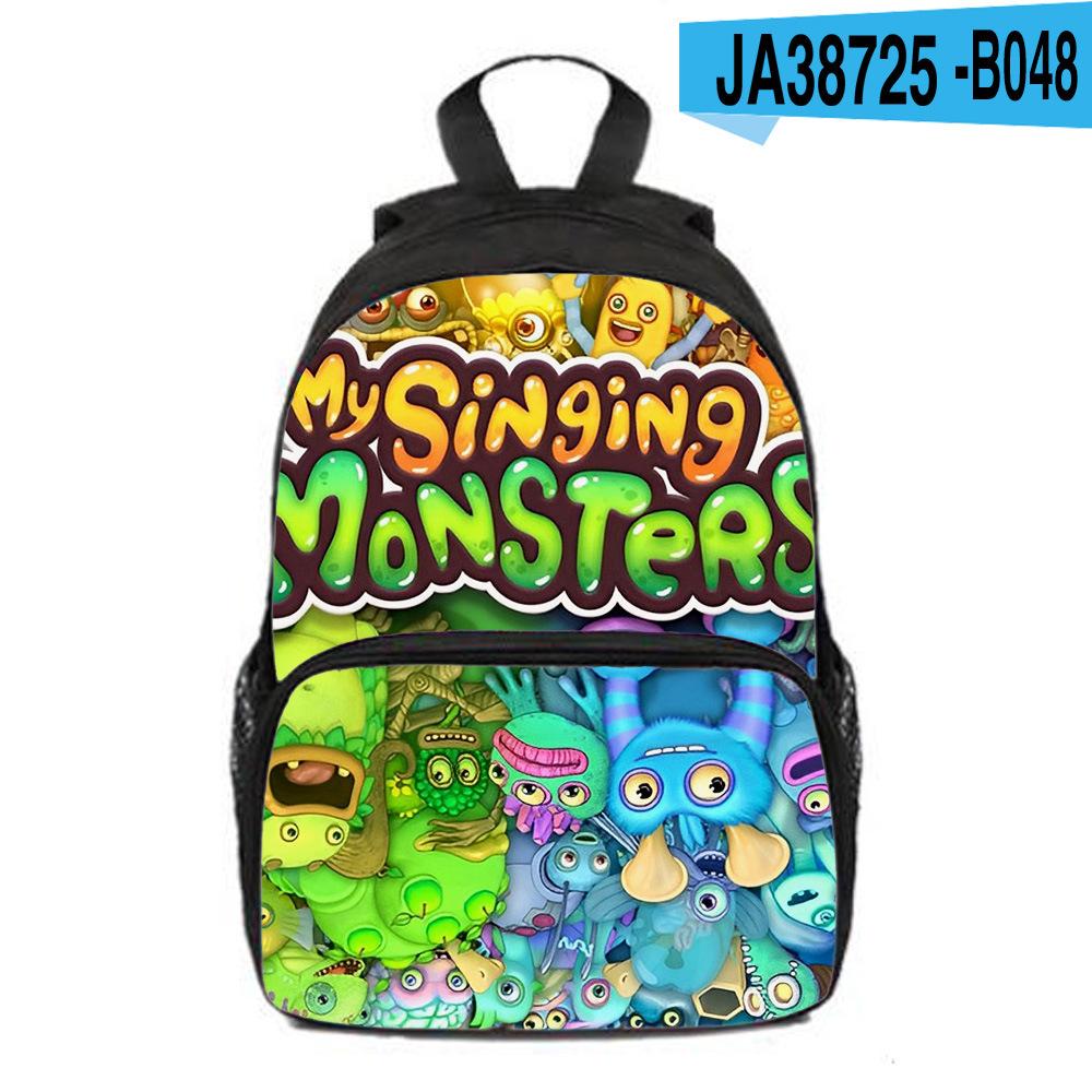 Zaino per Bambini Scuola Primaria e Materna Nuovo My Singing Monsters Concerto dei Mostri Zaino, Zaino Regalo