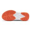 New LiNing Ace KD Anti Kick And Abrasion Resistant Low Top Kids' Training Shoes White Orange AYTT040-2