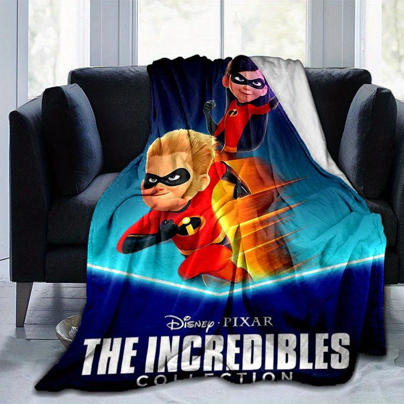 1 pezzo, Coperta Supereroi Famiglia Incredibili Morbido Plaid per Divano, Letto, Viaggio