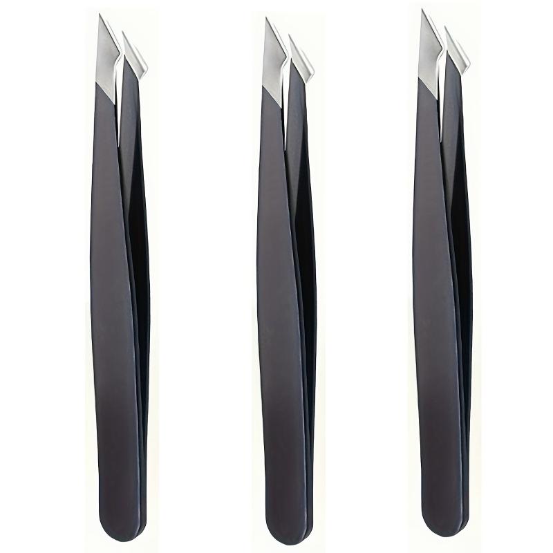 Stainless Steel Eyebrow Tweezers Pointed Tip for Precision Splinter Plucking and Ingrown Hair Removal Eyelash Grafting Tool