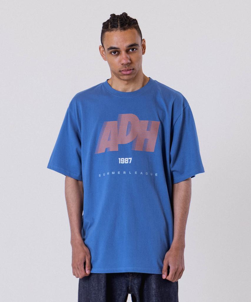 ALL DAY HOOPS Adh Summer League Oversized Short Sleeve T-Shirt Blue