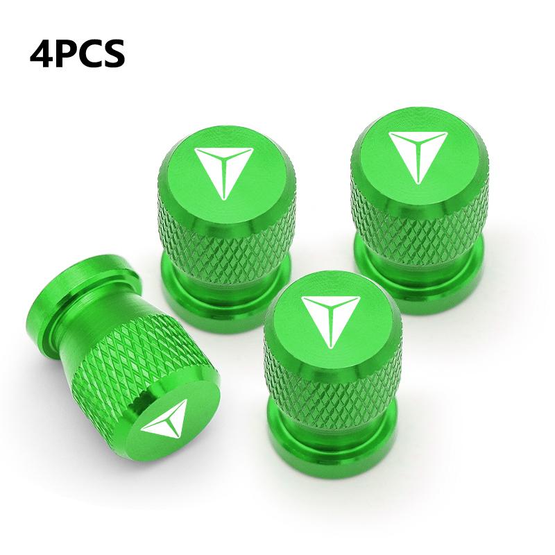 4Pcs Car Wheel Tire Valve Caps Metal Waterproof Dust Covers For Deepal S05 L07 S07 G318 EV Shenlan Car Accessories