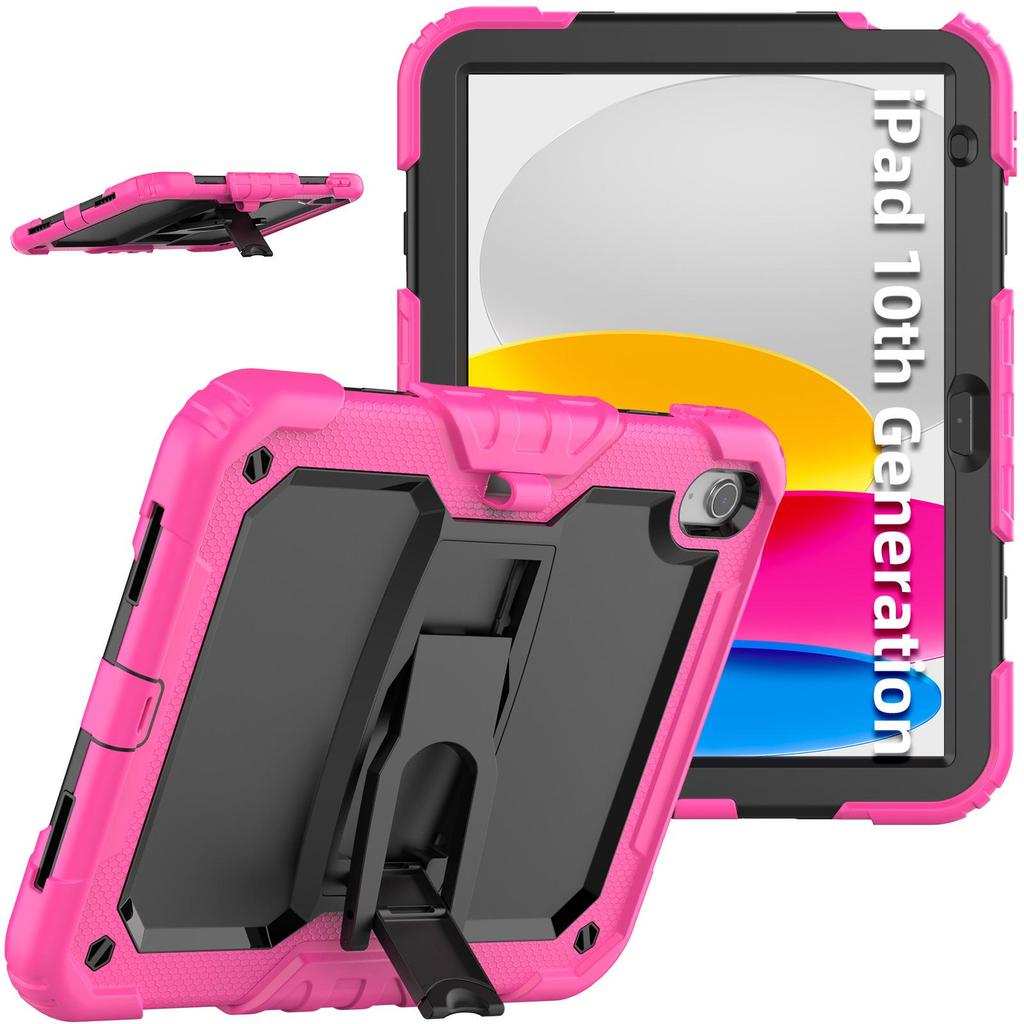 iPad 10th Gen 10.2-inch Protective Cover with Pen Slot for 2024 Pro 11/13 Inch - Anti-Fall, Air6 Bracket