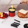 Stainless Steel Fondue Forks With Plastic Handle, Chocolate Cheese Dipping Utensils, Multiple Styles Available