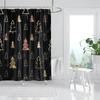 Household Waterproof Fabric Home Shower Curtain Accessories 90x180 Shower Curtain 240 * 200 Christmas Peripheral Shower Curtain