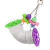 Pet Bird Toys Pipeline Cage Swing Chewing Toy Open and Colse Interactive Training