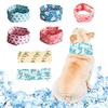 RTREGH Dog Cool Neck Cool Heatstroke Heat Cool Snood Neck Cooler with Ice Summer Pet Supplies for Dogs and and Large 2 (Libra) Band, Prevention,