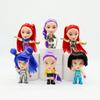In stock 6pcs Anime Demons Hunters Figure  Miras Zoeys Tiger Figurine Toy Desk Decoration Statues Ornament Birthday Gift For Kid