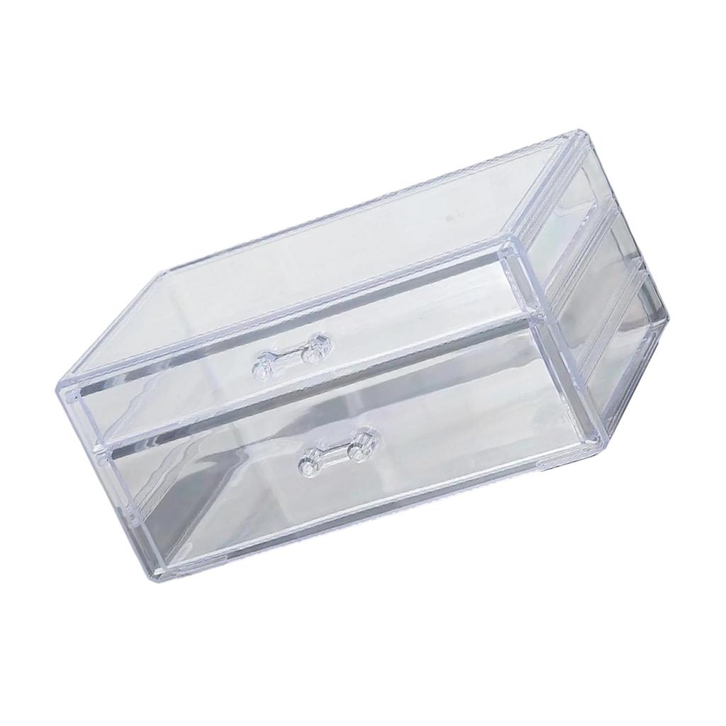 Dustproof Acrylic Organizers Drawers Space Saving Makeup and Jewelry Drawer Organizers with Easy Clean Acrylic Material