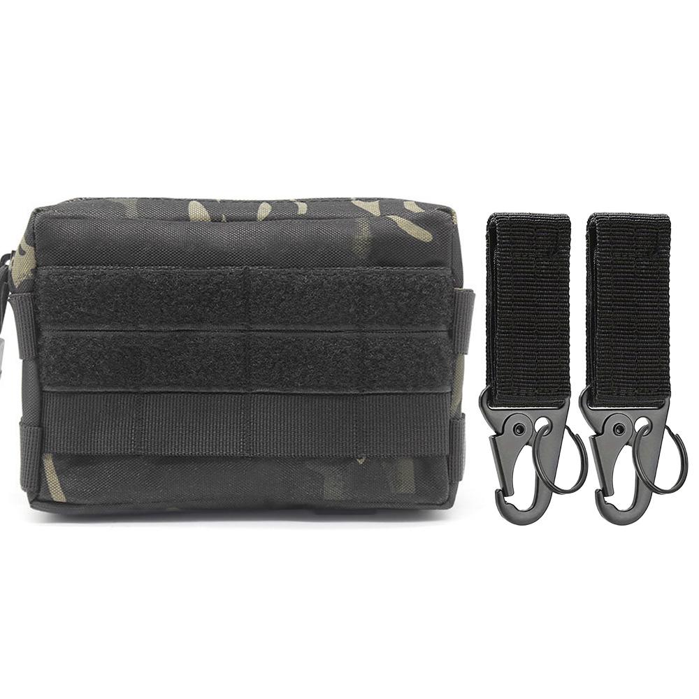 Outdoor Hunting Tatical Molle Pouch Waist Pack Coin Cell Phone Bag Nylon Portable Men Toiletry Bag Clutch Outdoor