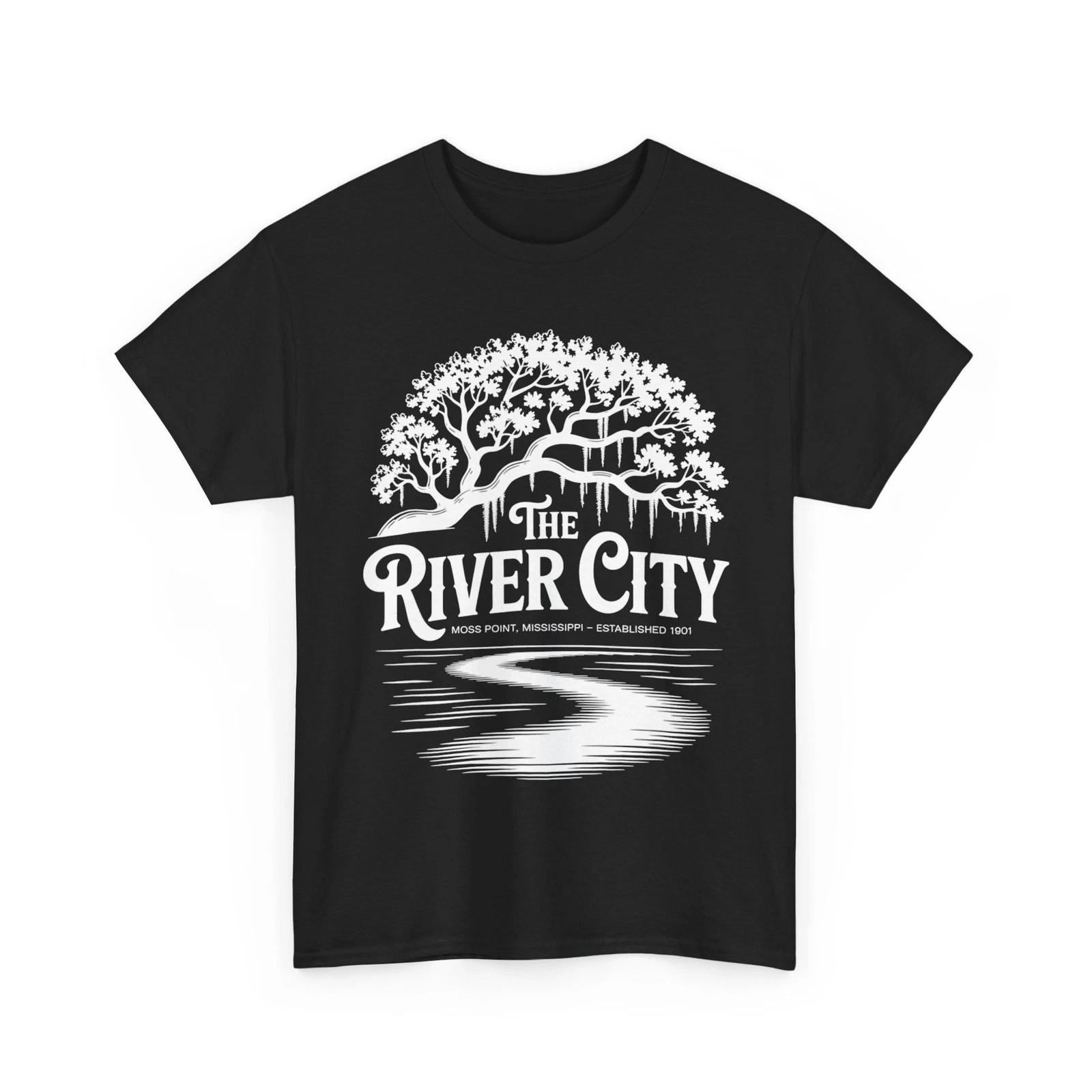 The River City Moss Point Mississippi Est. 1901 T shirt XL