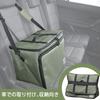 SEIWA Insulated Car Large Insulates and Heats Car Accessories Bag, Olive, IMP095, 45L, Capacity, Food, Foldable,