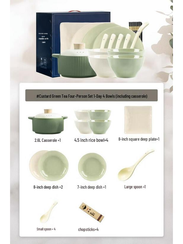 Mordecai Lanca Cream Style 18-Piece Dinnerware Set