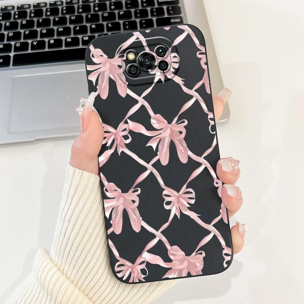 Phone Case For Xiaomi Poco X3 Pro Cases Simple Pattern Shockproof Back Cover Soft TPU For Xiaomi Poco X3 PocoX3 NFC Case Bumper