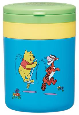 Skater Soppburk 300ml med Vikbart Disney Retro Nalle Puh LJFO3AG67783 Isolerat/Kallt Handtag, Antibakteriell,