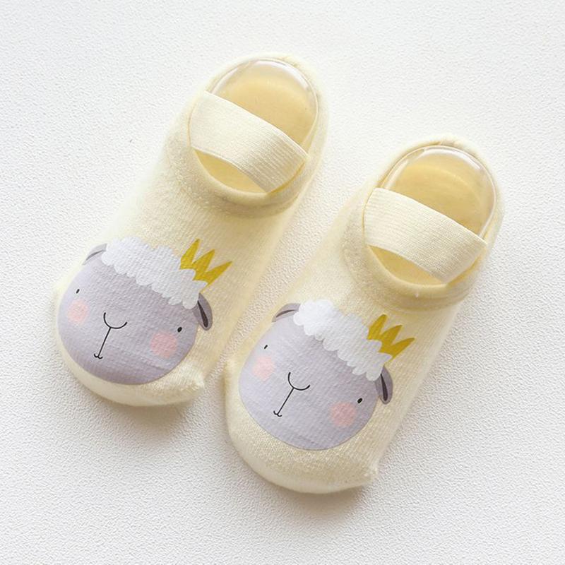 Cute Cartoon Animal Baby Socks for Boys Girls Summer Soft Cotton Anti Slip Sole Newborn Toddler Socks Shoes Kids Baby Socken New