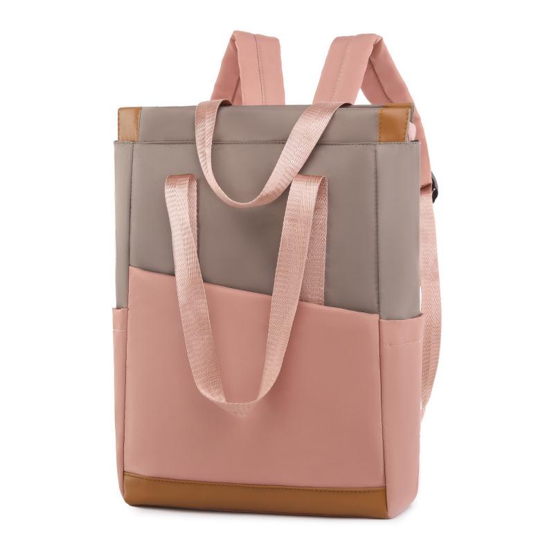 

Дорожная сумка Открытый рюкзак Водонепроницаемая сумка для ноутбука Модный рюкзак розовый