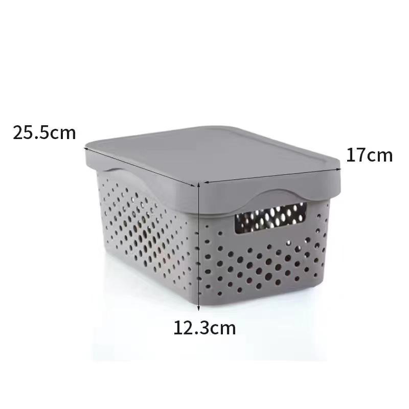 

Корзина для хранения Nordic с крышкой и ручкой — для хранения игрушек, закусок и предметов первой необходимости для ванной комнаты