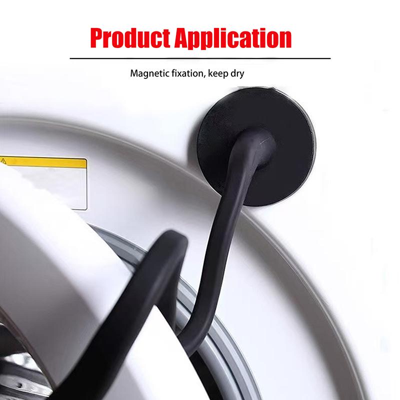 Magnetic Washer Door Prop-Stabilizer For Front Load Machines-Easy-Install, Flex Design-Fits Most Washers & Rv Laundry Doors