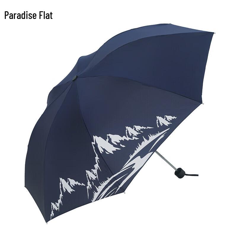 Tiantang Ветрозащитный Портативный 3-Складной Зонт от Солнца, Дождя и Ветра