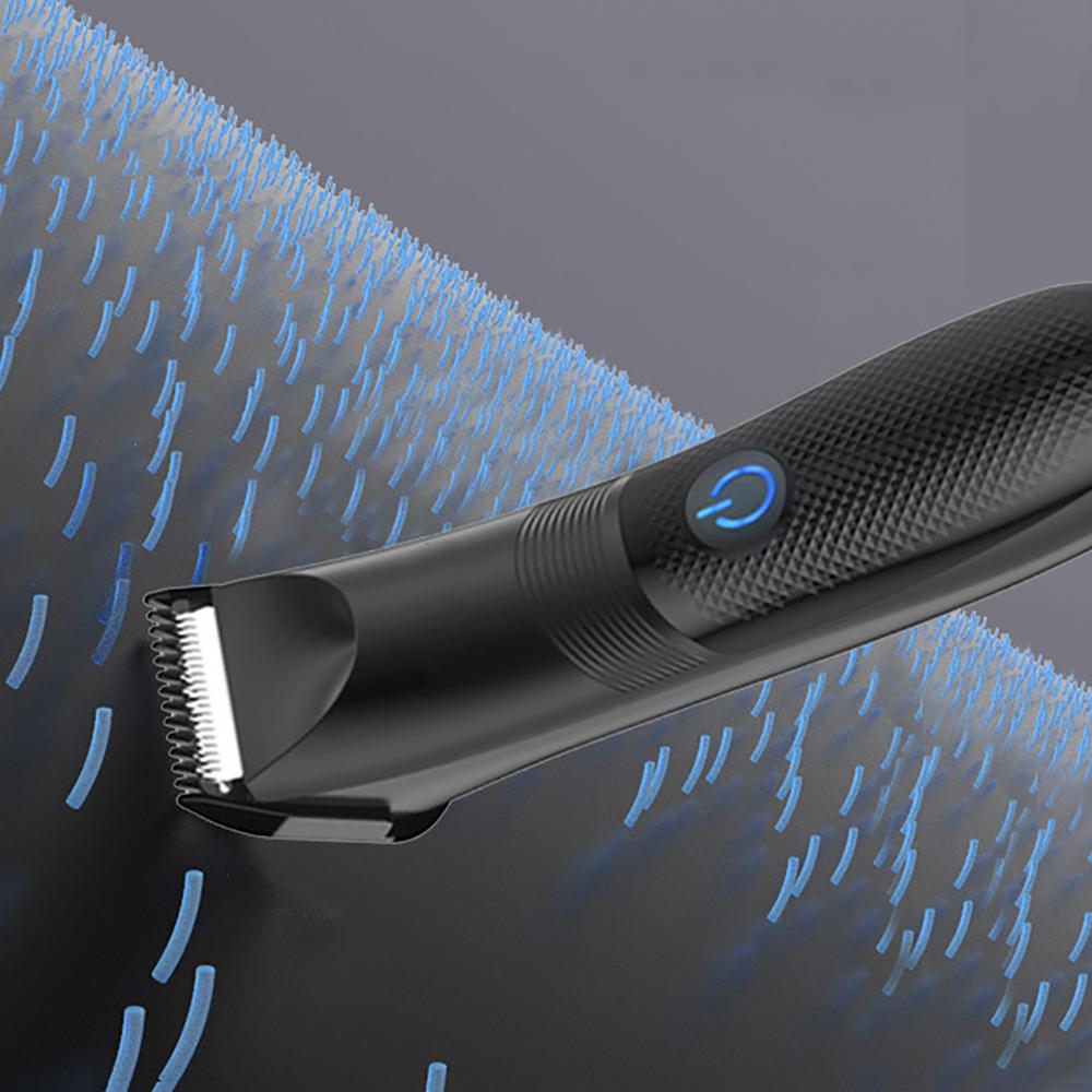 Electric Hair Clipper for Men Groin Trimmer Body Hair Razor Waterproof with USB Charging