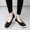 Women’s Moccasins Loafers Casual Green Slip on Walking Shoes Summer Black Lightweight Socks Shoes for Mother Large Size