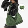 Retro Inspired Shoulder Bag With Multiple Compartments Scratch Resistant Ergonomic Underarm Purse for Women Girls  Red