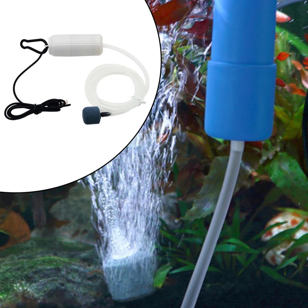 Air Pump USB Charging Mute Fishing 5 Tank Portable ator Saving with Buckle