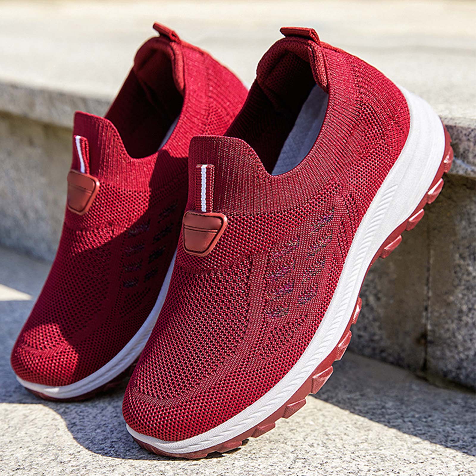 

Women s Sports Shoes Hollow Sandals Mesh Casual Shoes Women s Shoes Comfortable Outdoor Sports Shoes Running Shoes 39 червоний