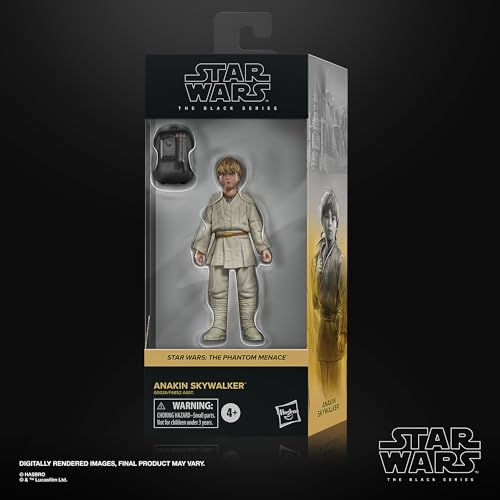 Hasbro Star Wars Black Series Anakin Skywalker, Star Wars: La Minaccia Fantasma Da Collezione 15cm (6 pollici) Action Figure, Età 4+, G0026, Autentico