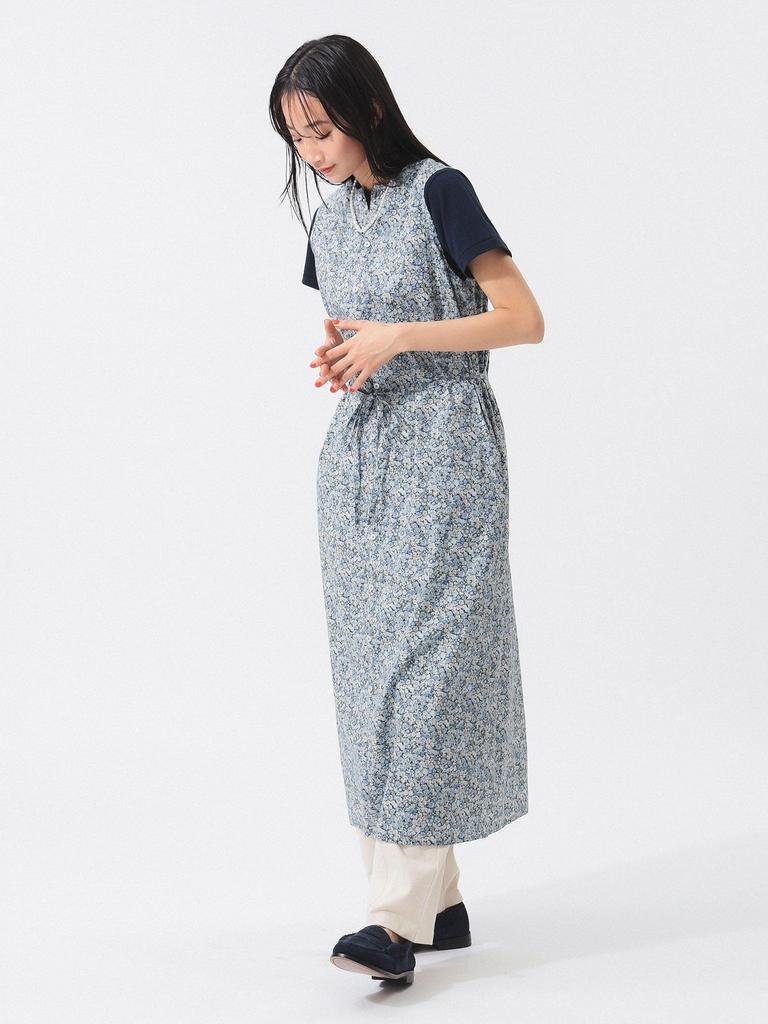 Beams Boy Women's Dress, Blue, Size O.25S-YU274, Free Size, 13260191803