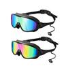 High-Definition, Anti-Fog, Waterproof Swimming Goggles with Earplugs for Adults